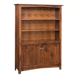 Linwood 60" Bookshelf w/ Bottom Doors