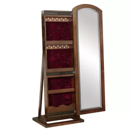 Antique Shaker Leaner Mirror - 48" Jewelry Box