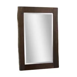 Live Edge Wall Mirror - Brown Maple