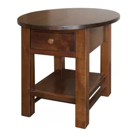 Cabin Creek Oval Top End Table