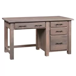Barn Floor Single Pedestal Desk