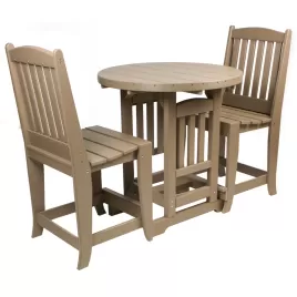 33" Round Counter Table Set