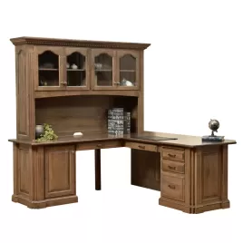 Signature Corner Desk and Hutch