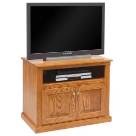 Traditional TV Unit with Open Shelf