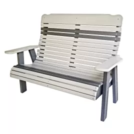 4' High Curve-Back Loveseat