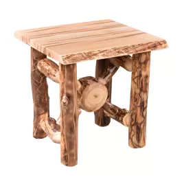 Aspen Wormy Maple End Table