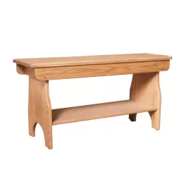Bench with Shelf