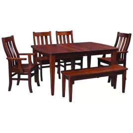 Bowed End Shaker Dining Set