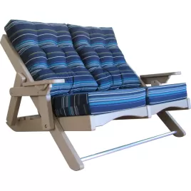 Caribbean Folding Loveseat