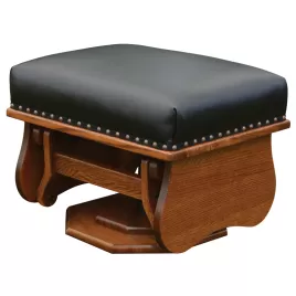 Platform Base Gliding Ottoman