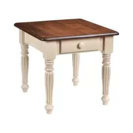 Colonial Fluted End Table