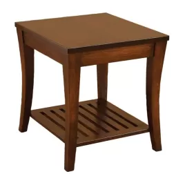 Riviera Slatted End Table