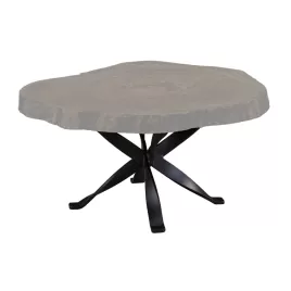 Railroad Coffee Table Base - Single Pedestal