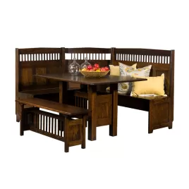 Classic Mission Dining Nook Set