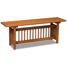 Classic Mission Trestle Bench