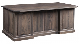 Executive Desk with Raised Panel Back