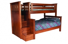 Miller's Mission Twin/Full Bunk Beds with Stairs