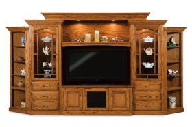 Hoosier Heritage Wall Unit with Corner Cabinets