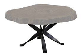 Railroad Coffee Table Base - Single Pedestal