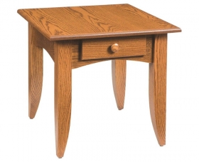 Modern Mission End Table - 22"