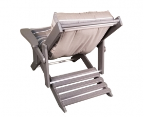 Siesta Folding Chair - Weathered Wood/Milano Char