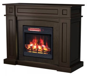 Hamilton Electric Fireplace Cabinet - 54" Width - Onyx