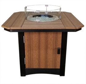 44" Square Fire Pit Table