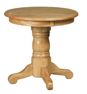 Country 24" Round End Table