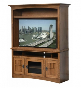 Liberty Mission Entertainment Center with Media Shelf