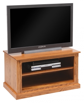 Traditional TV Unit with Adjustable Shelf