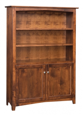 Linwood 60" Bookshelf w/ Bottom Doors