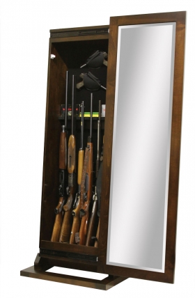 Shaker Leaner Mirror - Rifle Cabinet