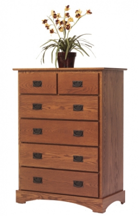 Old English Mission Chest of Drawers