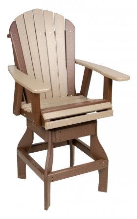 Adirondack Swivel Bar Chair