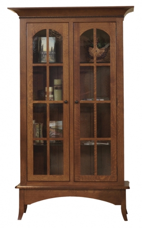 Bunker Hill Bookcase with Doors