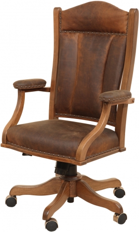 Jefferson Leather Desk Chair