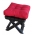 Siesta Folding Footrest - Black/Jockey Red