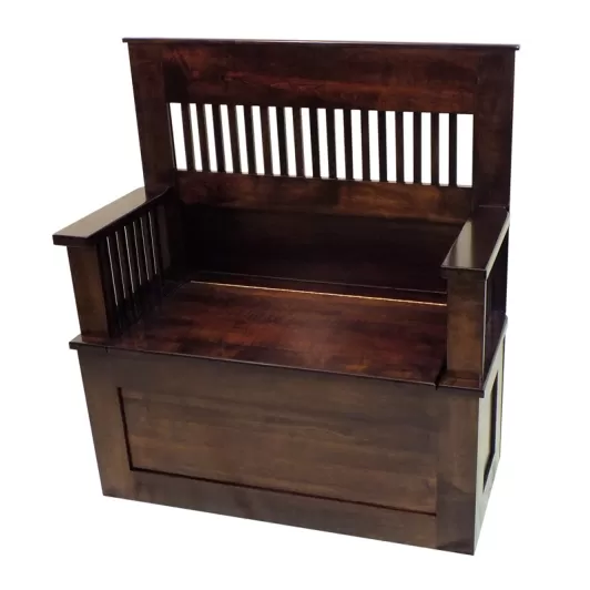 High-Back Mission Storage Bench