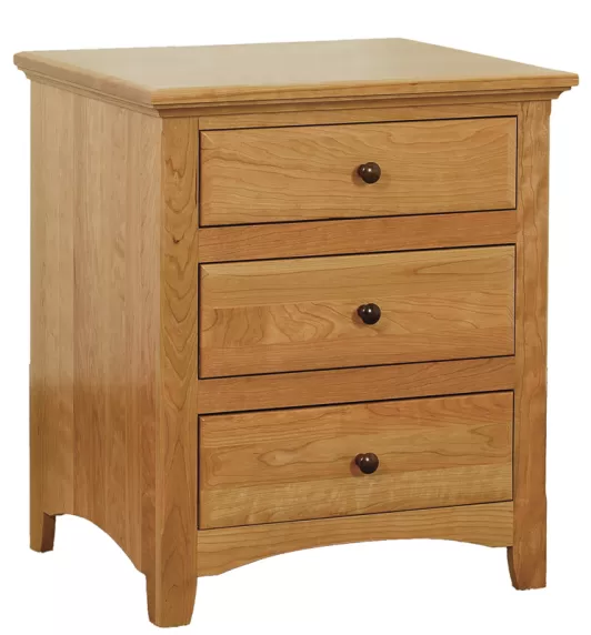 Salem 3 Drawer Nightstand