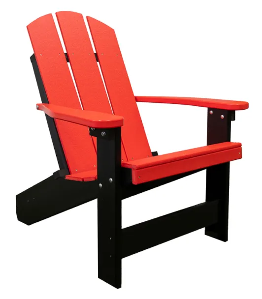 Memories Summertown Adirondack Chair - Red/Black