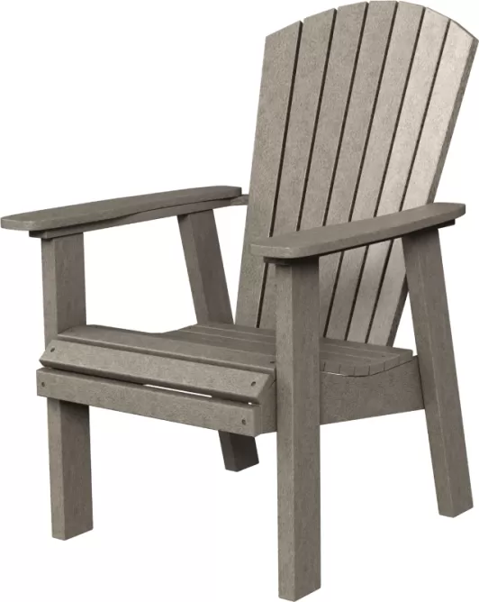 Buckeye Adirondack Chat Chair - Weathered Wood