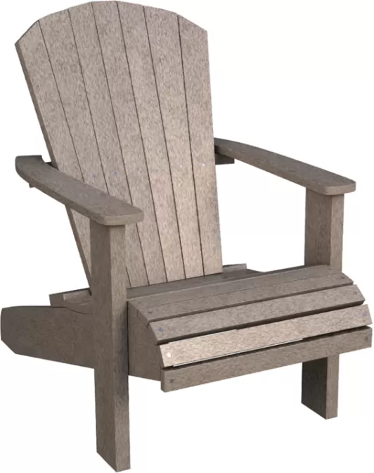 Buckeye Adirondack Chair - Weathered Wood