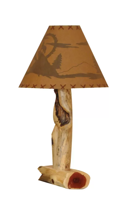 Red Cedar Table Lamp