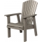 Buckeye Adirondack Chat Chair - Weathered Wood